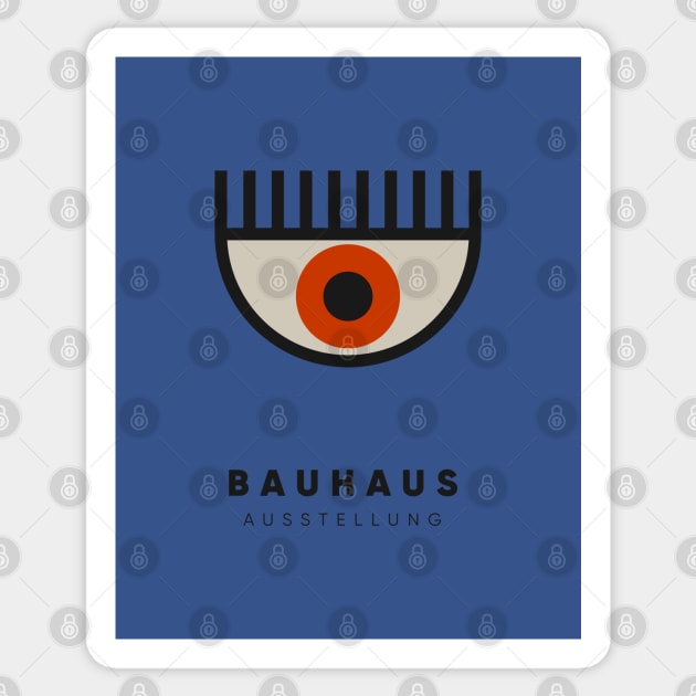 Bauhaus Eye Design Sticker by StarDash_World